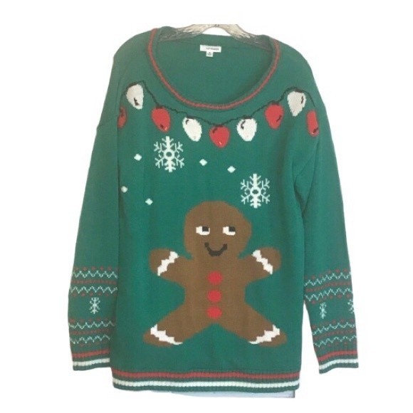 Eyeshadow Sweaters Eyeshadow Gingerbread Man Light Up Christmas